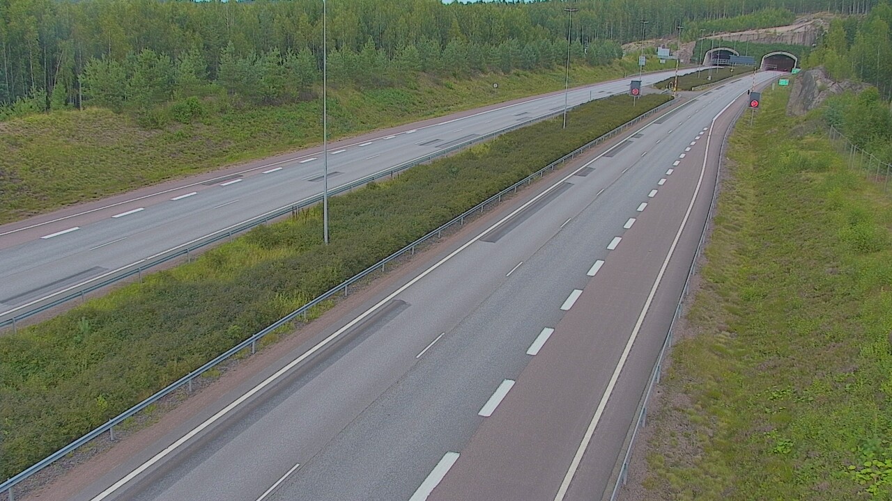 Kelikamerat Kuva Tie 7 Loviisa Markkinamäki, puomi, länsi, Loviisa, Uusimaa