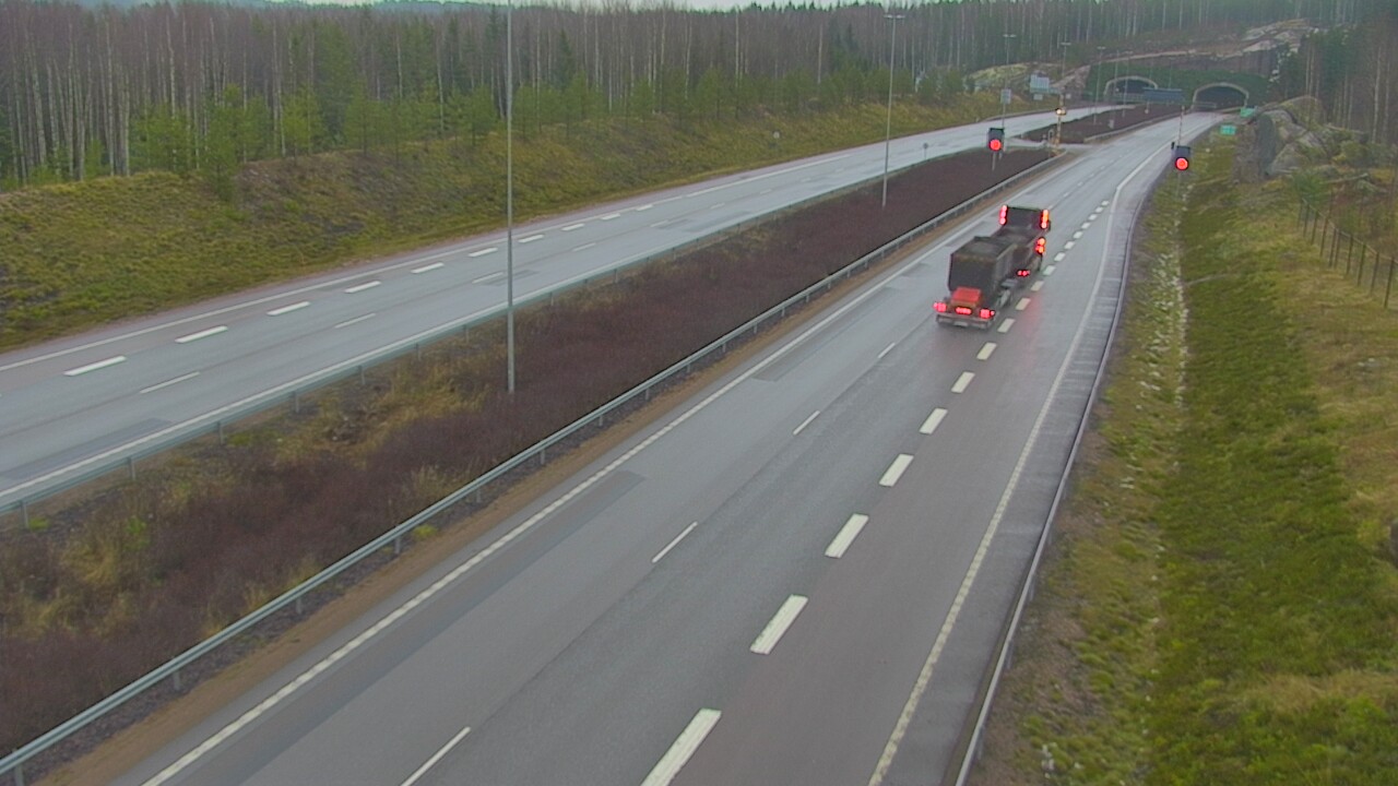 Weather Camera Image Väg 7 Lovisa Marnadsbacken , bom, väst, Loviisa, Uusimaa