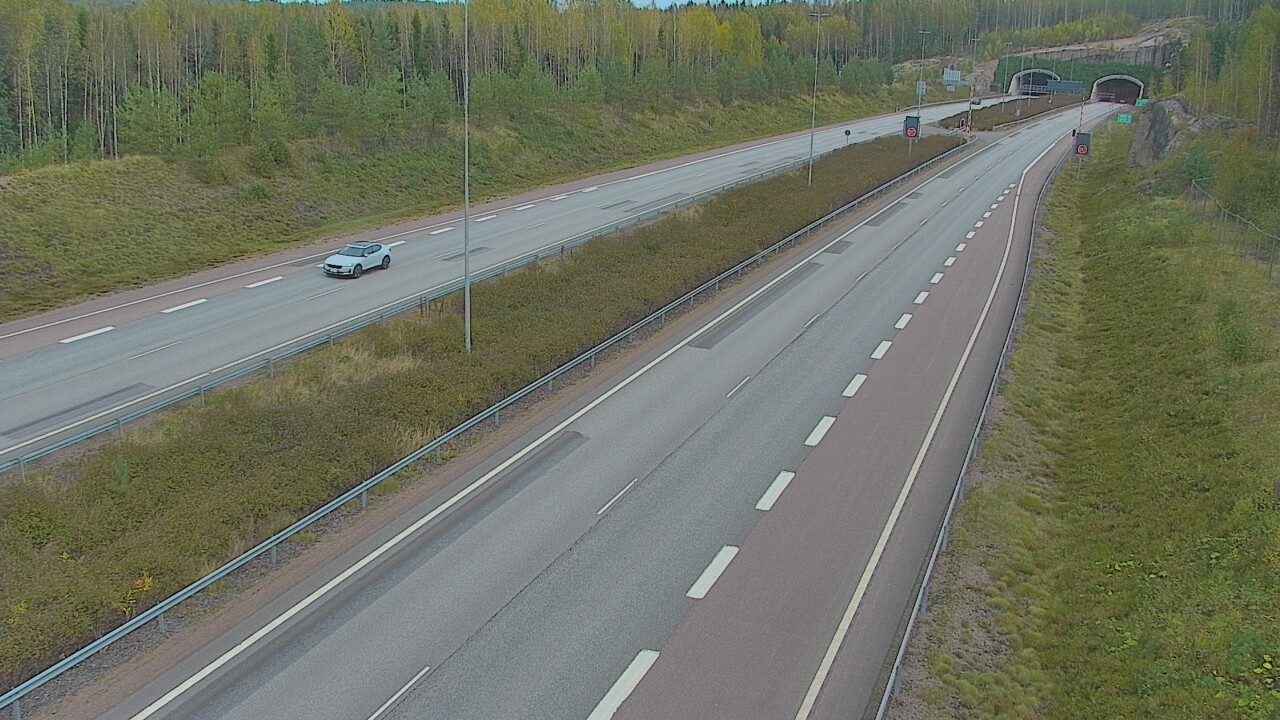 Kelikamerat Kuva Tie 7 Loviisa Markkinamäki, puomi, länsi, Loviisa, Uusimaa