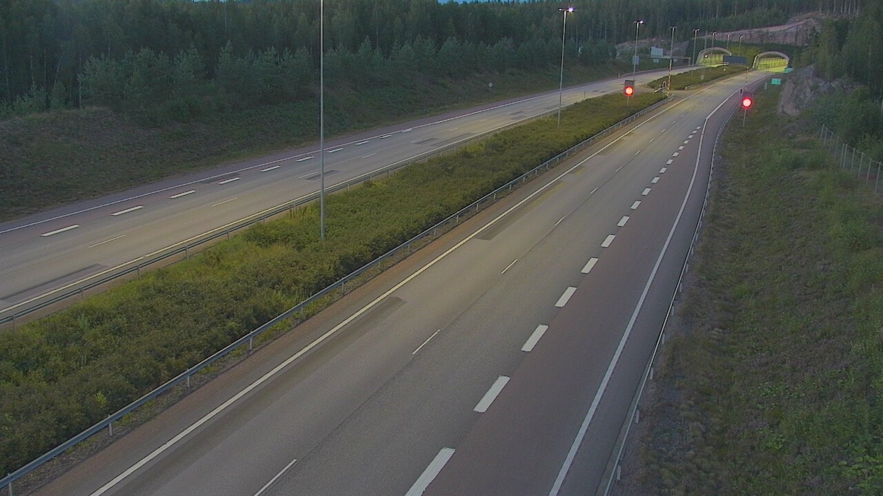 Kelikamerat Kuva Tie 7 Loviisa Markkinamäki, puomi, länsi, Loviisa, Uusimaa