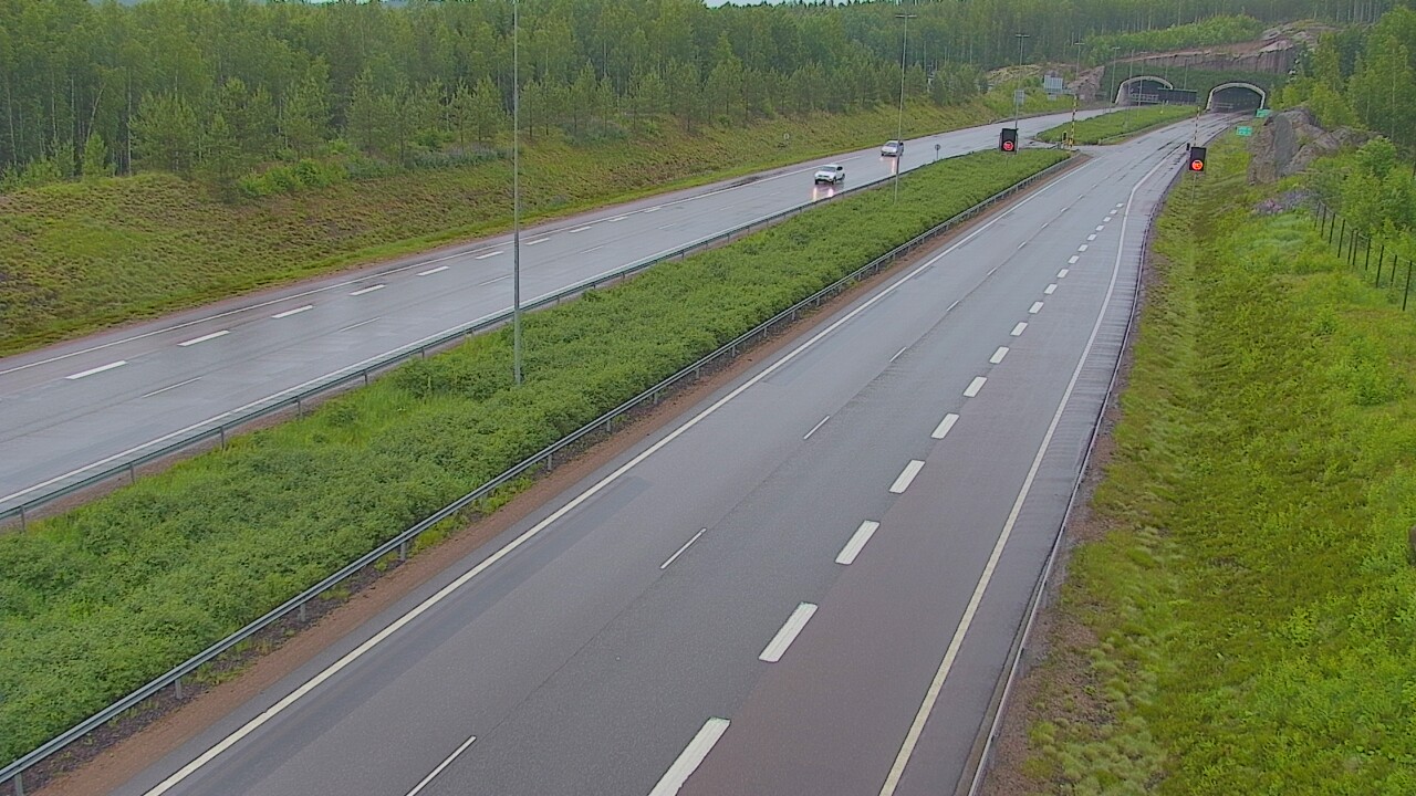 Kelikamerat Kuva Tie 7 Loviisa Markkinamäki, puomi, länsi, Loviisa, Uusimaa