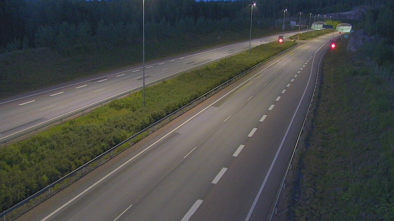 Kelikamerat Kuva Tie 7 Loviisa Markkinamäki, puomi, länsi, Loviisa, Uusimaa