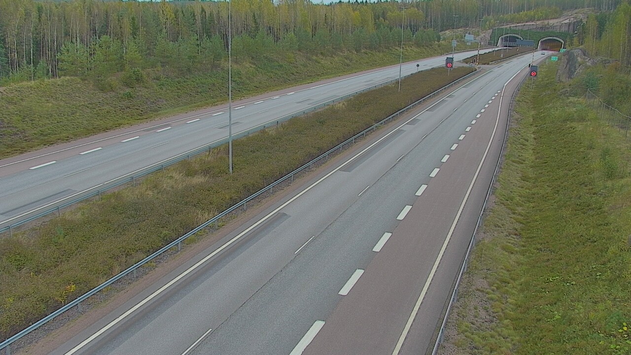 Kelikamerat Kuva Tie 7 Loviisa Markkinamäki, puomi, länsi, Loviisa, Uusimaa
