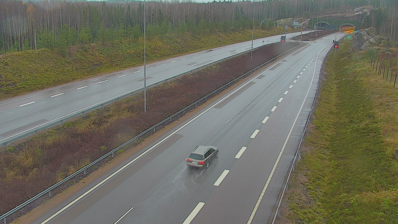 Kelikamerat Kuva Tie 7 Loviisa Markkinamäki, puomi, länsi, Loviisa, Uusimaa