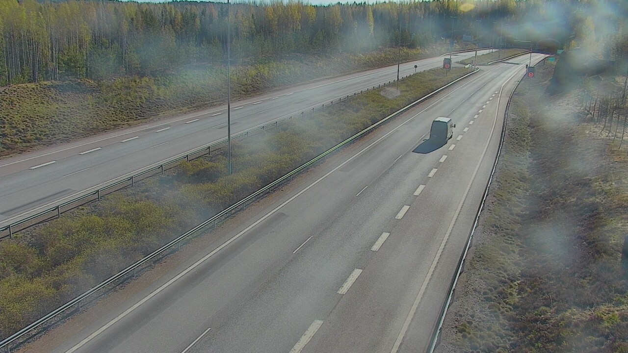 Kelikamerat Kuva Tie 7 Loviisa Markkinamäki, puomi, länsi, Loviisa, Uusimaa
