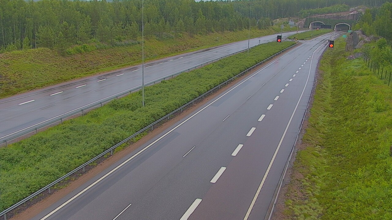 Kelikamerat Kuva Tie 7 Loviisa Markkinamäki, puomi, länsi, Loviisa, Uusimaa