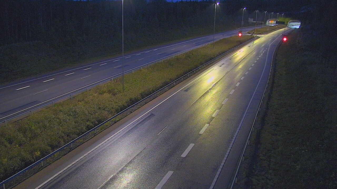 Kelikamerat Kuva Tie 7 Loviisa Markkinamäki, puomi, länsi, Loviisa, Uusimaa