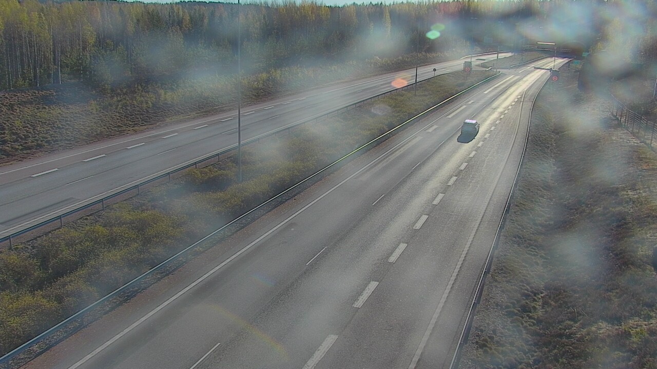 Kelikamerat Kuva Tie 7 Loviisa Markkinamäki, puomi, länsi, Loviisa, Uusimaa