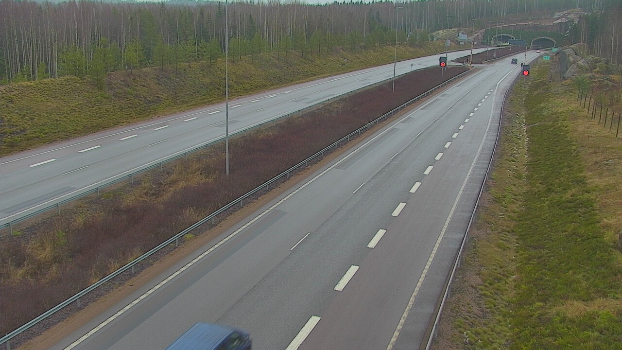 Weather Camera Image Väg 7 Lovisa Marnadsbacken , bom, väst, Loviisa, Uusimaa