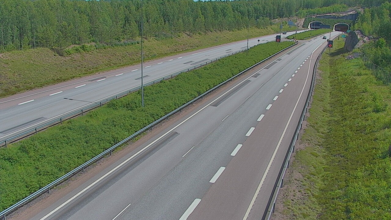 Kelikamerat Kuva Tie 7 Loviisa Markkinamäki, puomi, länsi, Loviisa, Uusimaa