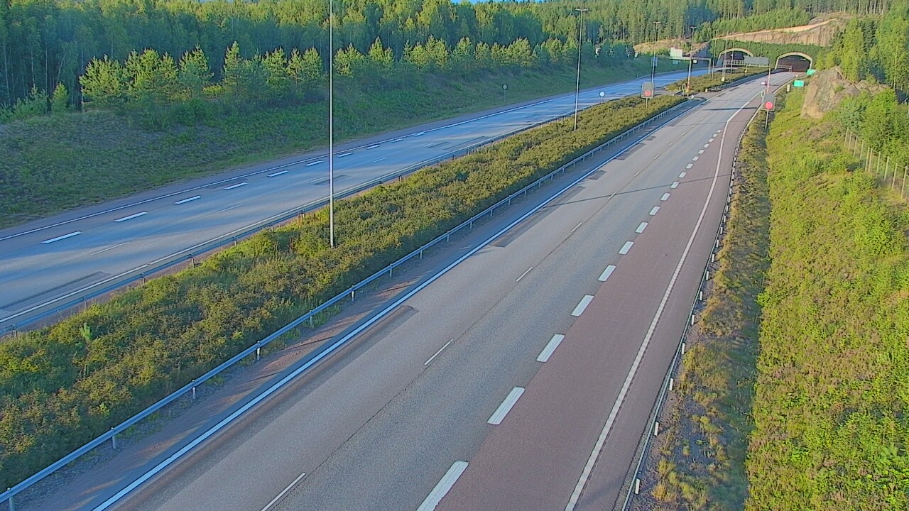 Kelikamerat Kuva Tie 7 Loviisa Markkinamäki, puomi, länsi, Loviisa, Uusimaa