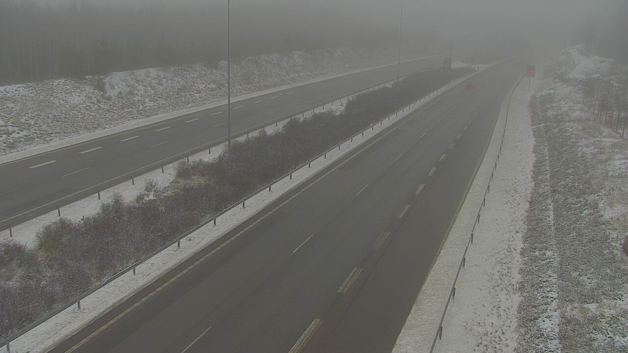 Kelikamerat Kuva Tie 7 Loviisa Markkinamäki, puomi, länsi, Loviisa, Uusimaa