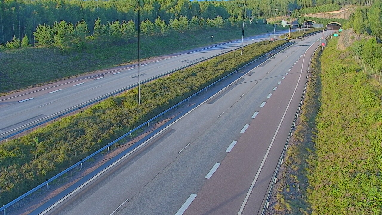 Kelikamerat Kuva Tie 7 Loviisa Markkinamäki, puomi, länsi, Loviisa, Uusimaa