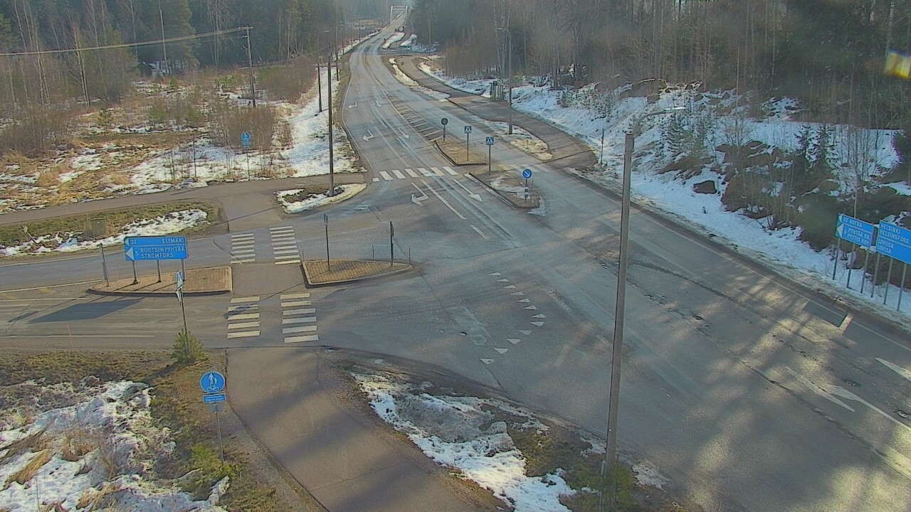 Weather Camera Image Tie 170 Markkinamäki, Loviisa, Uusimaa