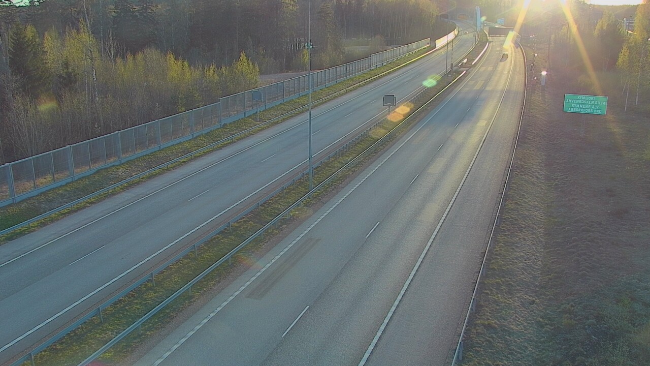 Kelikamerat Kuva Tie 7 Pyhtää Markkinamäki, puomi, itä, Pyhtää, Kymenlaakso