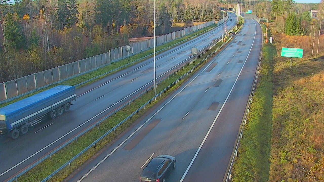 Kelikamerat Kuva Tie 7 Pyhtää Markkinamäki, puomi, itä, Pyhtää, Kymenlaakso