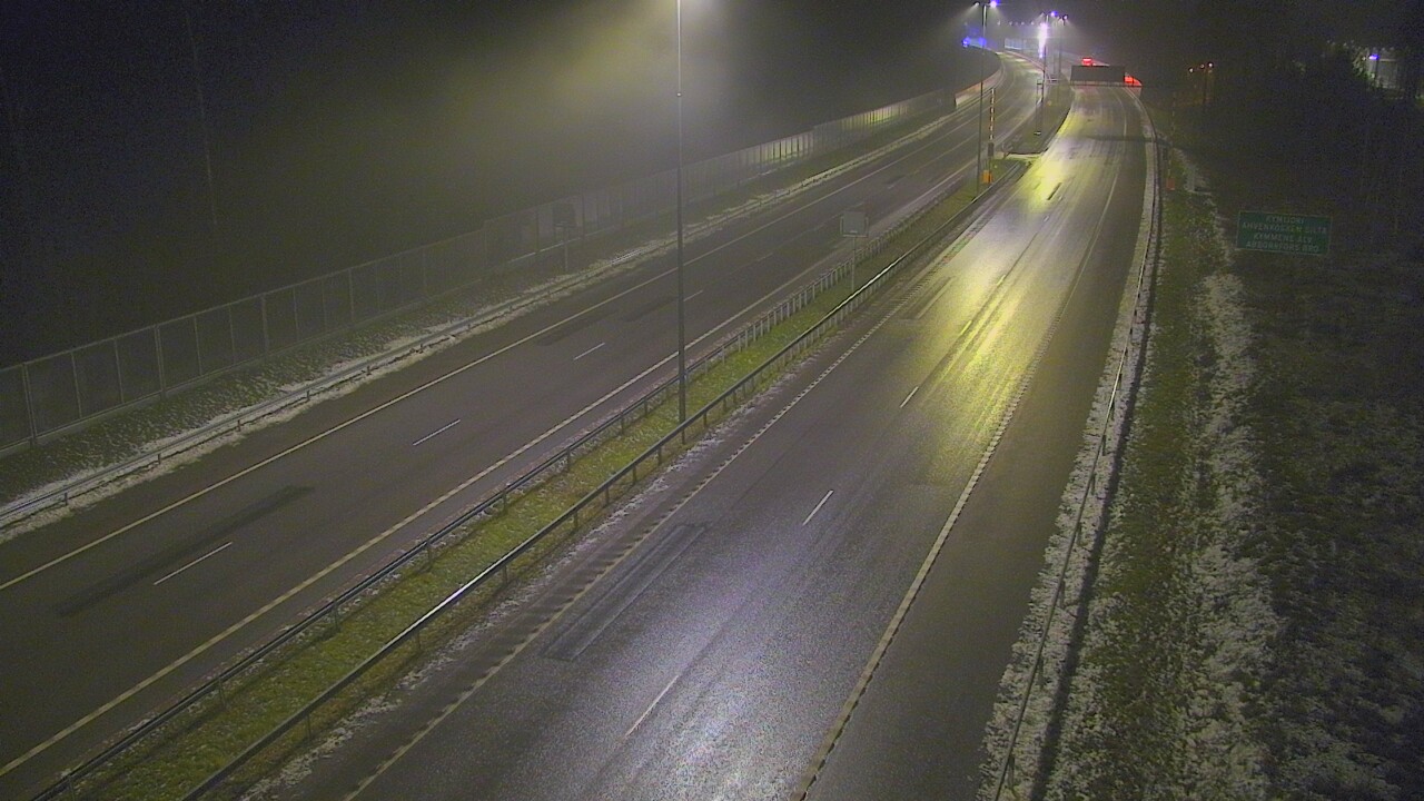 Weather Camera Image Väg 7 Pyttis Marnadsbacken , bom, öst, Pyhtää, Kymenlaakso