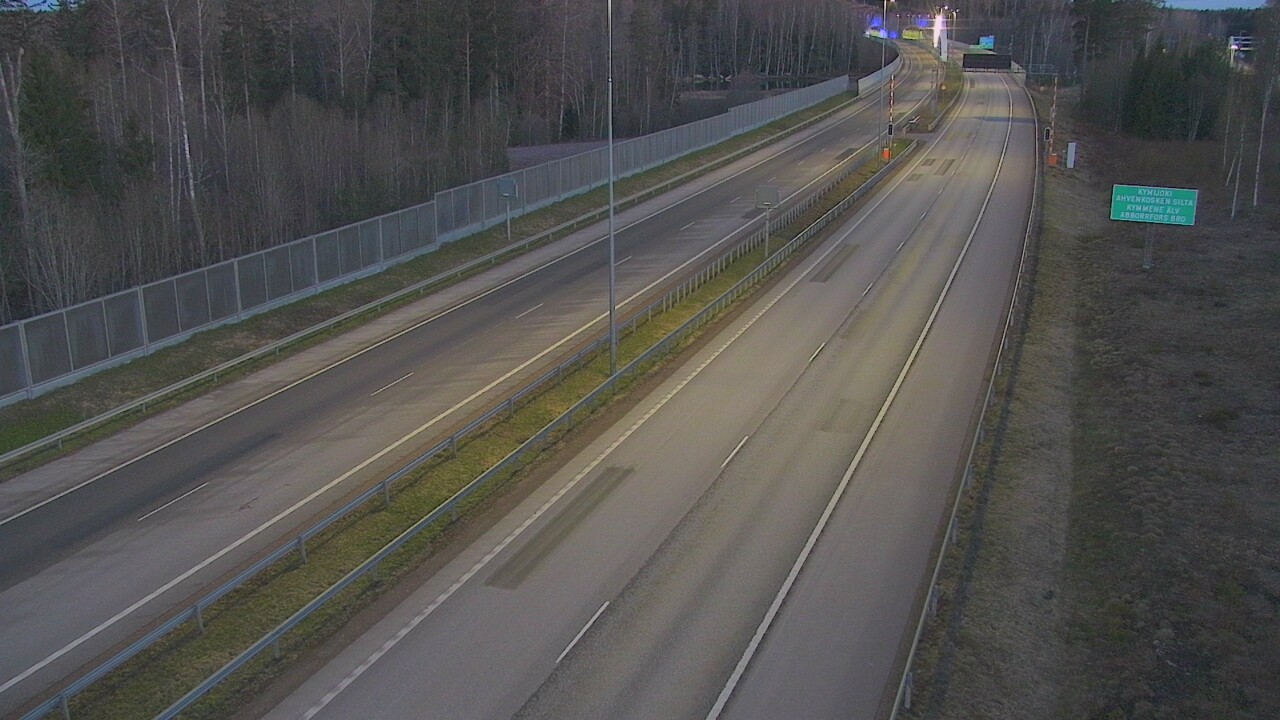 Kelikamerat Kuva Tie 7 Pyhtää Markkinamäki, puomi, itä, Pyhtää, Kymenlaakso