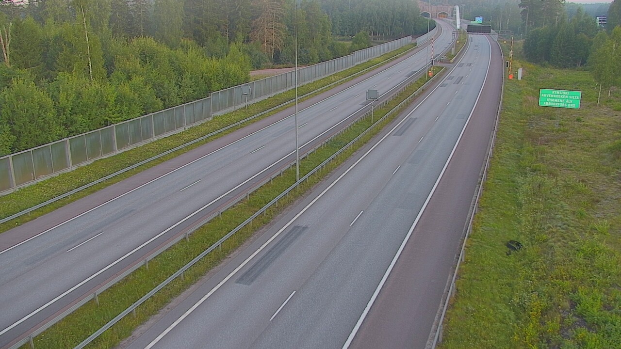 Kelikamerat Kuva Tie 7 Pyhtää Markkinamäki, puomi, itä, Pyhtää, Kymenlaakso