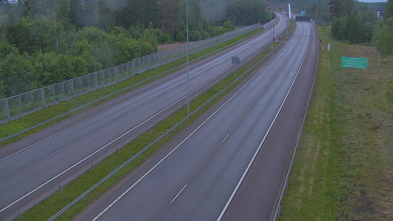 Kelikamerat Kuva Tie 7 Pyhtää Markkinamäki, puomi, itä, Pyhtää, Kymenlaakso