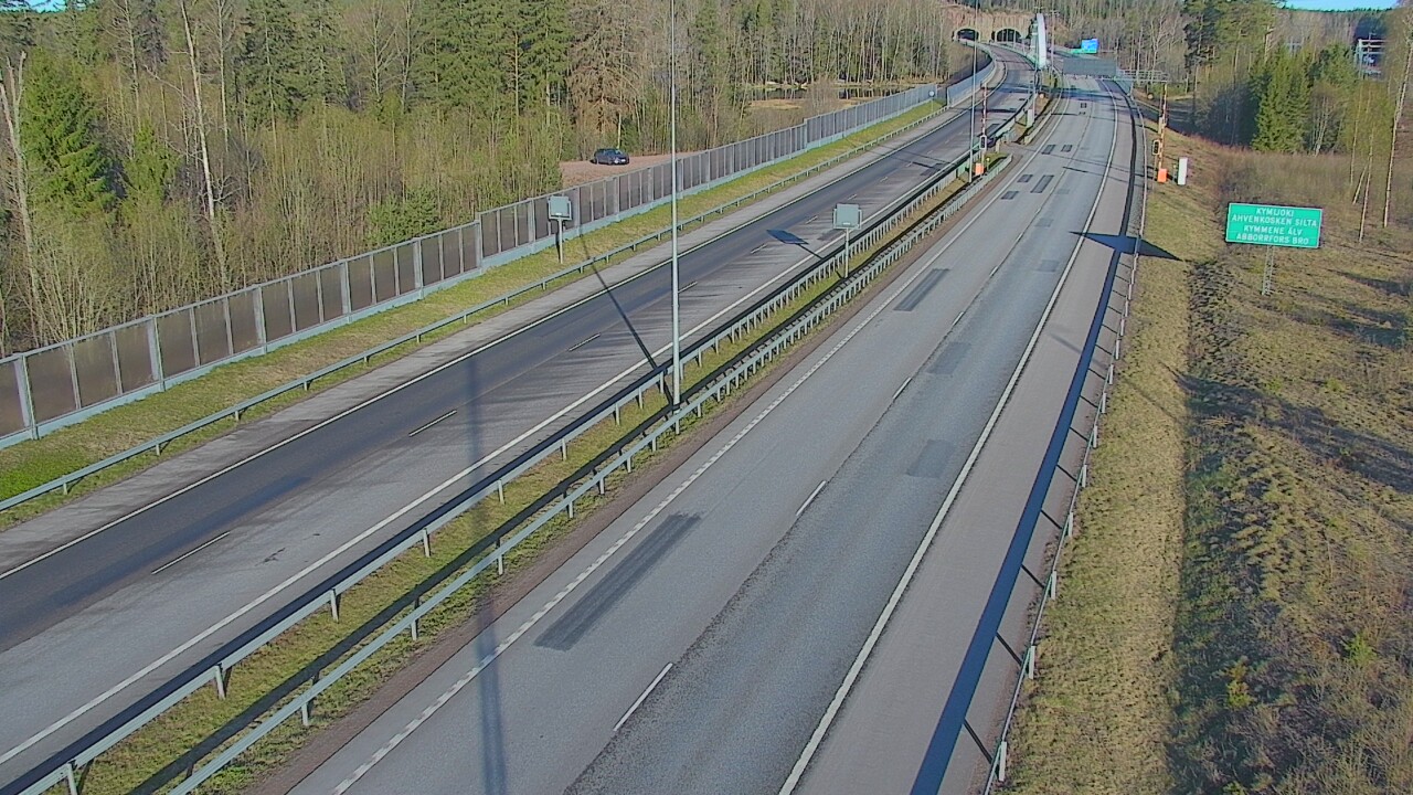 Kelikamerat Kuva Tie 7 Pyhtää Markkinamäki, puomi, itä, Pyhtää, Kymenlaakso