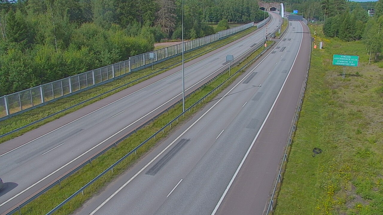 Kelikamerat Kuva Tie 7 Pyhtää Markkinamäki, puomi, itä, Pyhtää, Kymenlaakso