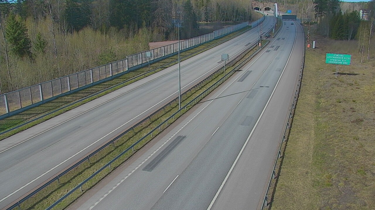 Kelikamerat Kuva Tie 7 Pyhtää Markkinamäki, puomi, itä, Pyhtää, Kymenlaakso