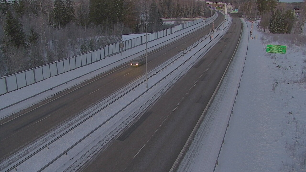 Kelikamerat Kuva Tie 7 Pyhtää Markkinamäki, puomi, itä, Pyhtää, Kymenlaakso