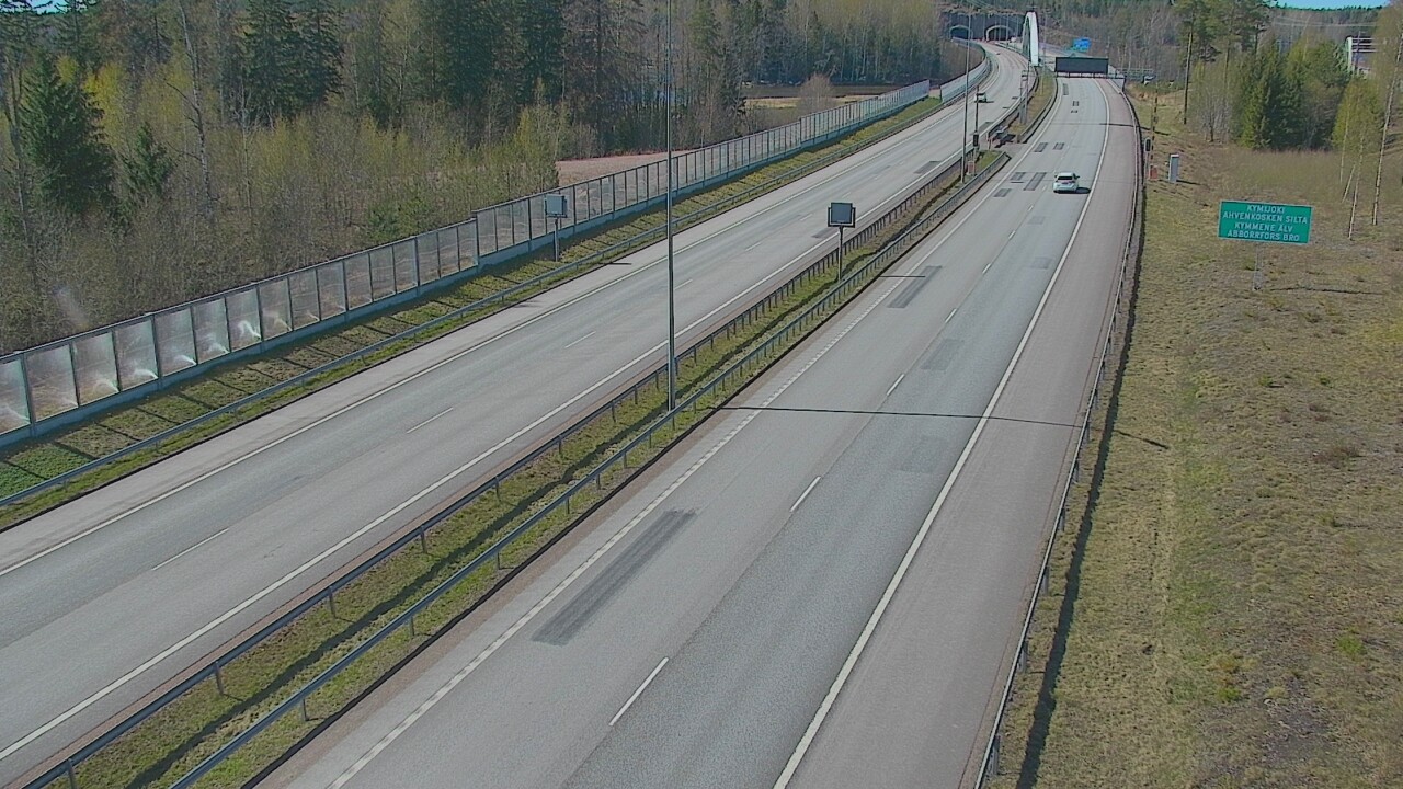 Kelikamerat Kuva Tie 7 Pyhtää Markkinamäki, puomi, itä, Pyhtää, Kymenlaakso