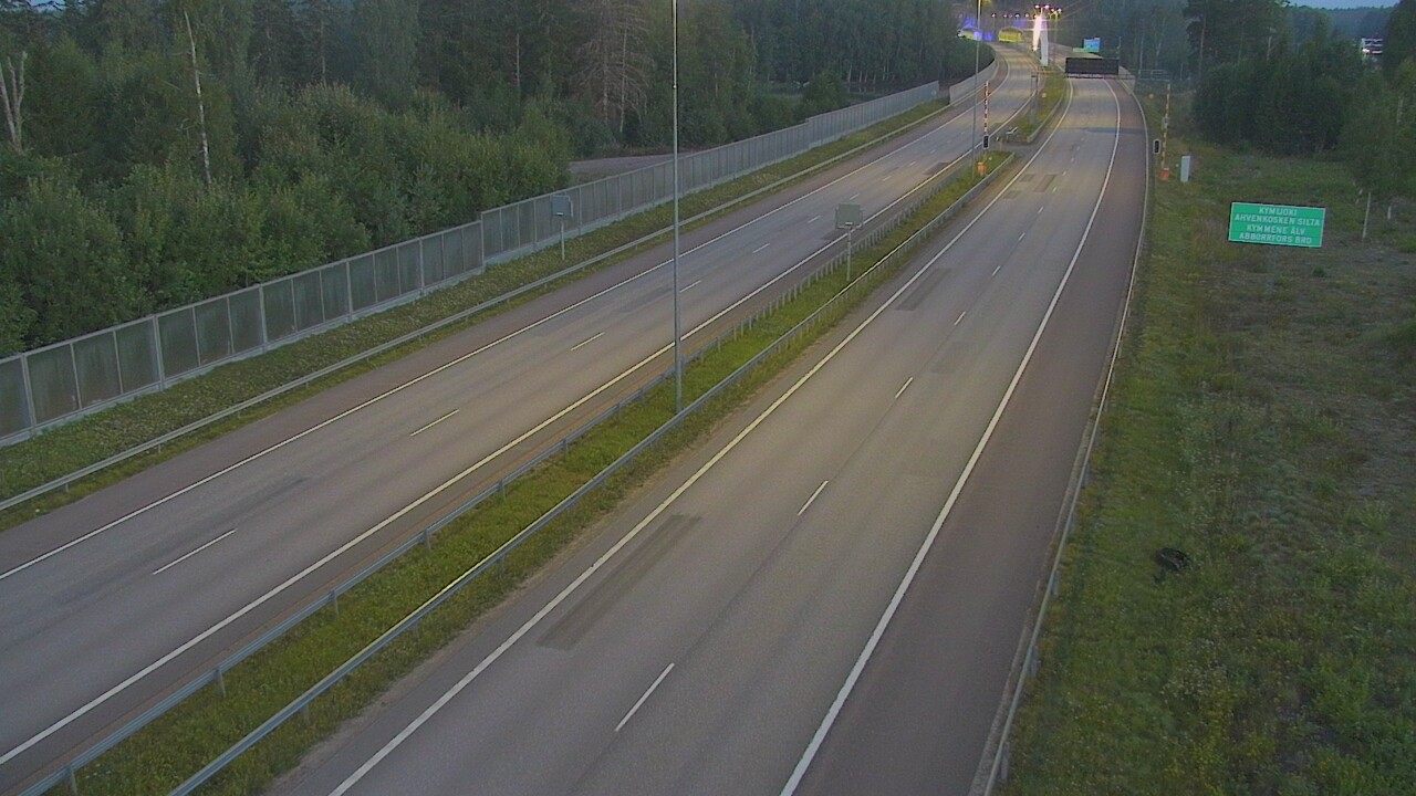 Kelikamerat Kuva Tie 7 Pyhtää Markkinamäki, puomi, itä, Pyhtää, Kymenlaakso