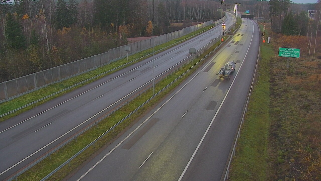 Kelikamerat Kuva Tie 7 Pyhtää Markkinamäki, puomi, itä, Pyhtää, Kymenlaakso