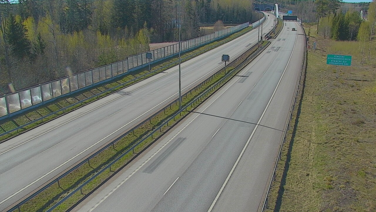 Kelikamerat Kuva Tie 7 Pyhtää Markkinamäki, puomi, itä, Pyhtää, Kymenlaakso