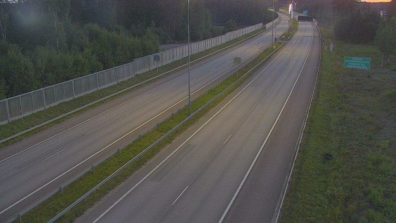 Kelikamerat Kuva Tie 7 Pyhtää Markkinamäki, puomi, itä, Pyhtää, Kymenlaakso