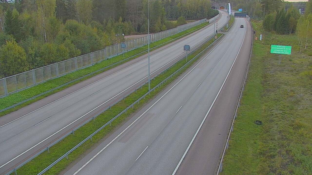 Kelikamerat Kuva Tie 7 Pyhtää Markkinamäki, puomi, itä, Pyhtää, Kymenlaakso