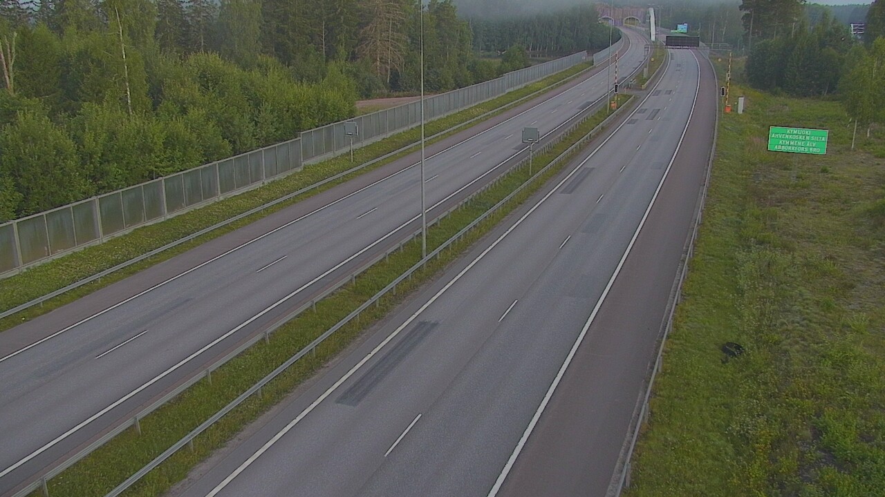 Kelikamerat Kuva Tie 7 Pyhtää Markkinamäki, puomi, itä, Pyhtää, Kymenlaakso