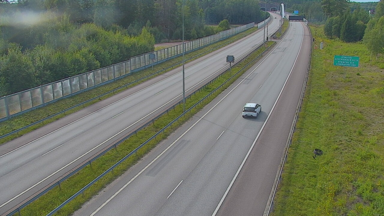Kelikamerat Kuva Tie 7 Pyhtää Markkinamäki, puomi, itä, Pyhtää, Kymenlaakso