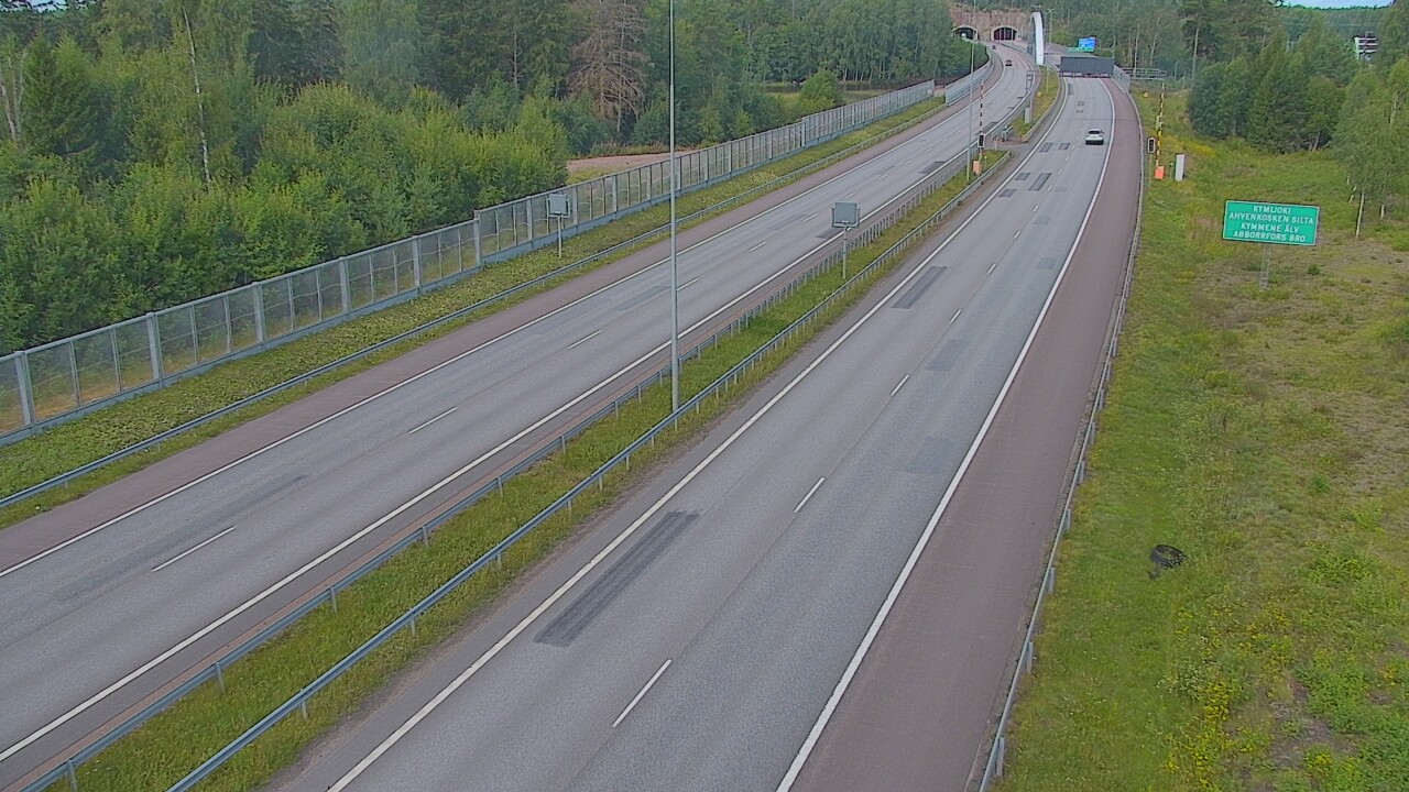 Kelikamerat Kuva Tie 7 Pyhtää Markkinamäki, puomi, itä, Pyhtää, Kymenlaakso
