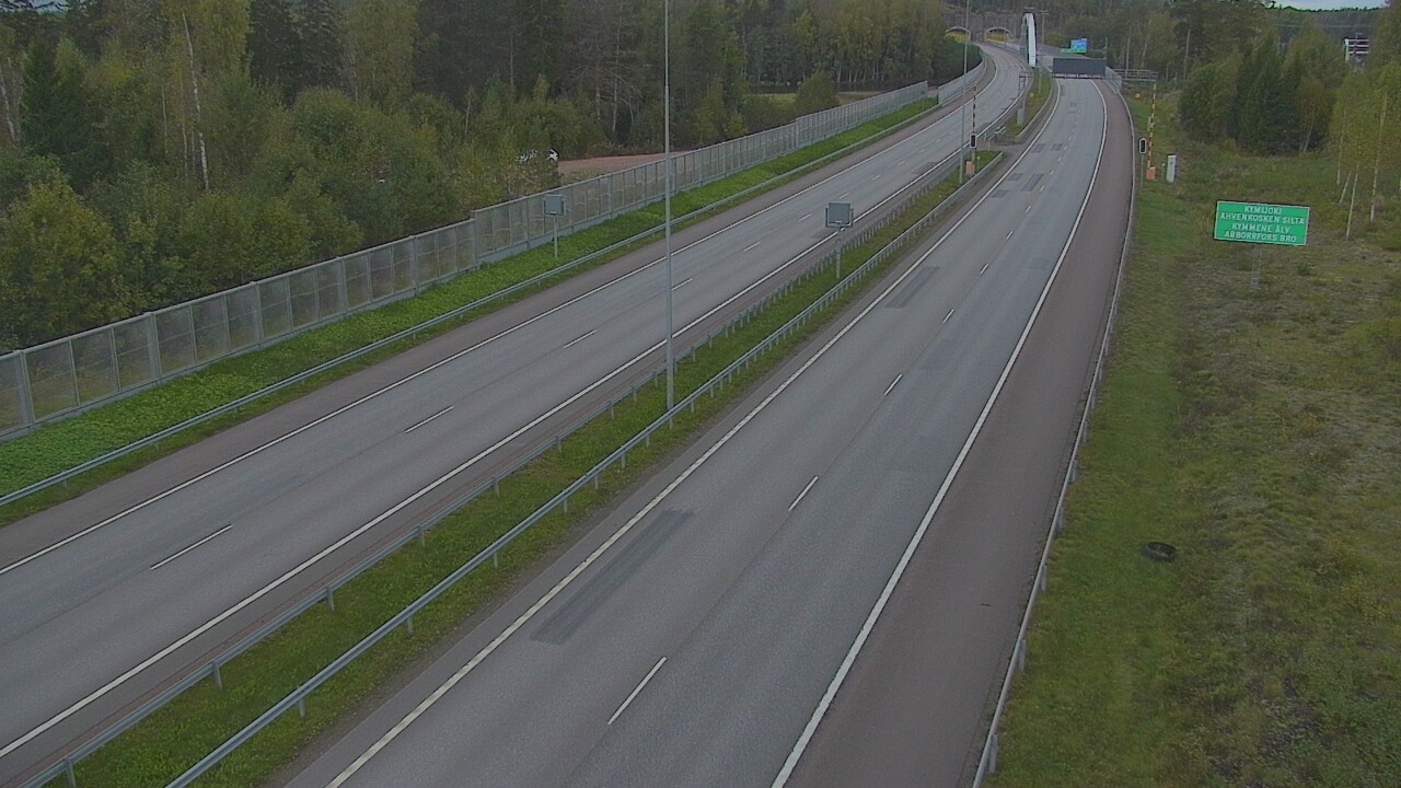 Kelikamerat Kuva Tie 7 Pyhtää Markkinamäki, puomi, itä, Pyhtää, Kymenlaakso