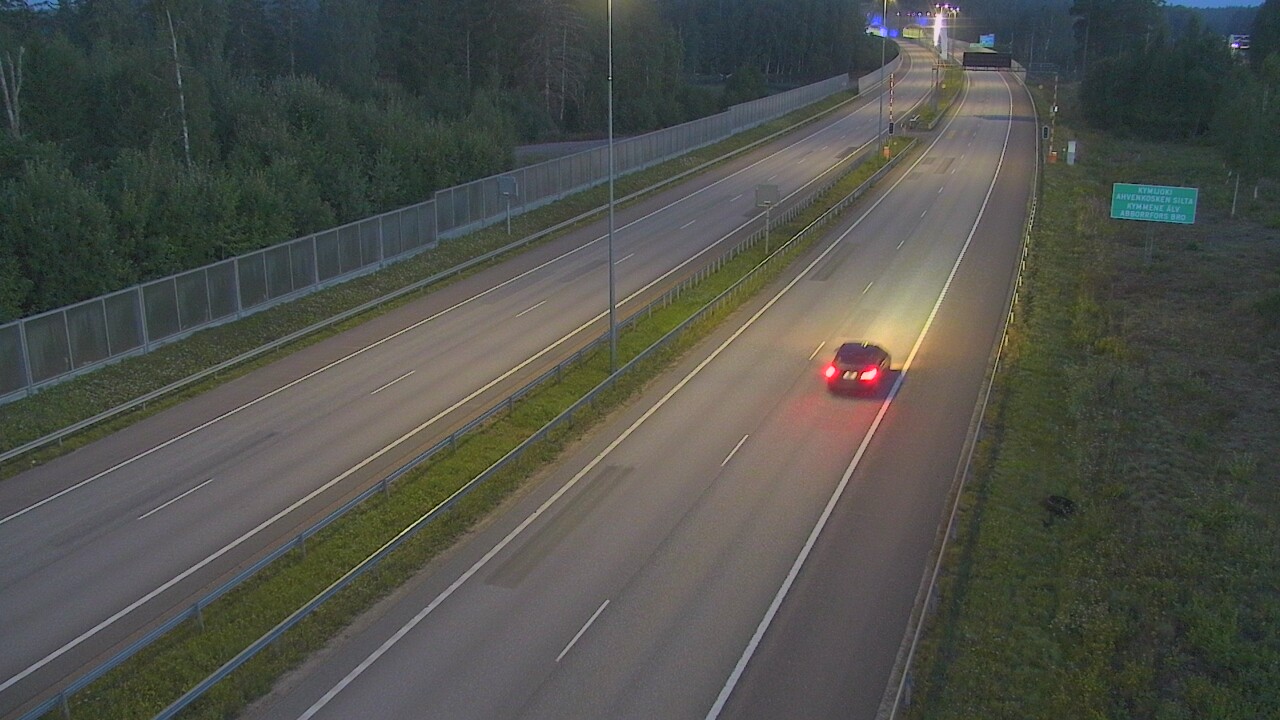 Kelikamerat Kuva Tie 7 Pyhtää Markkinamäki, puomi, itä, Pyhtää, Kymenlaakso