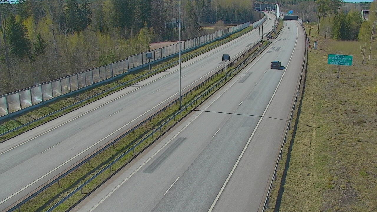 Kelikamerat Kuva Tie 7 Pyhtää Markkinamäki, puomi, itä, Pyhtää, Kymenlaakso
