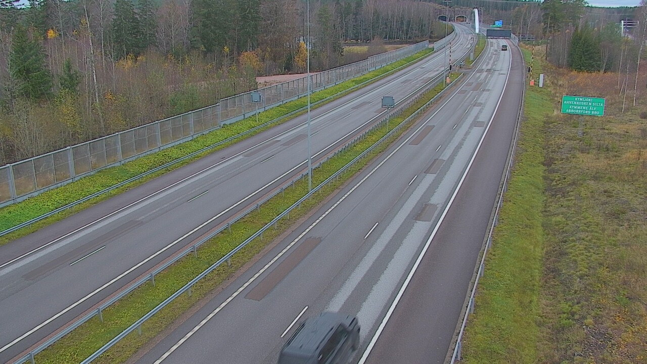 Kelikamerat Kuva Tie 7 Pyhtää Markkinamäki, puomi, itä, Pyhtää, Kymenlaakso