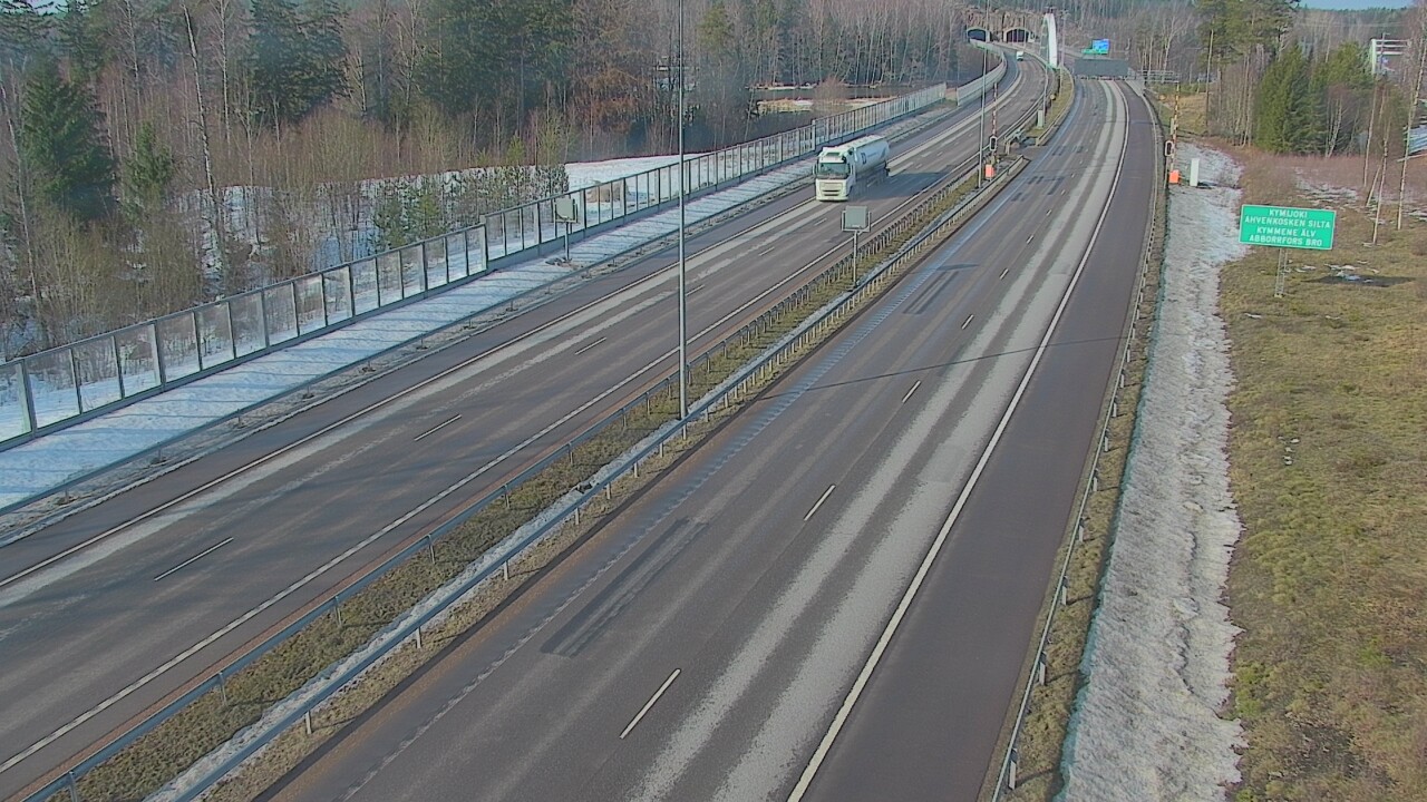 Kelikamerat Kuva Tie 7 Pyhtää Markkinamäki, puomi, itä, Pyhtää, Kymenlaakso