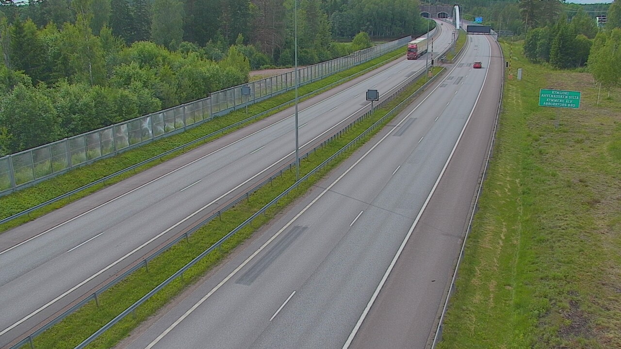 Kelikamerat Kuva Tie 7 Pyhtää Markkinamäki, puomi, itä, Pyhtää, Kymenlaakso