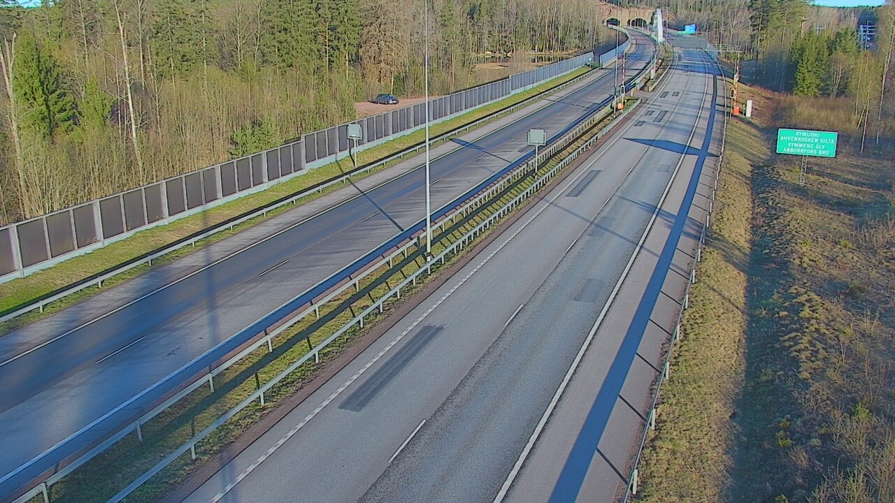 Kelikamerat Kuva Tie 7 Pyhtää Markkinamäki, puomi, itä, Pyhtää, Kymenlaakso