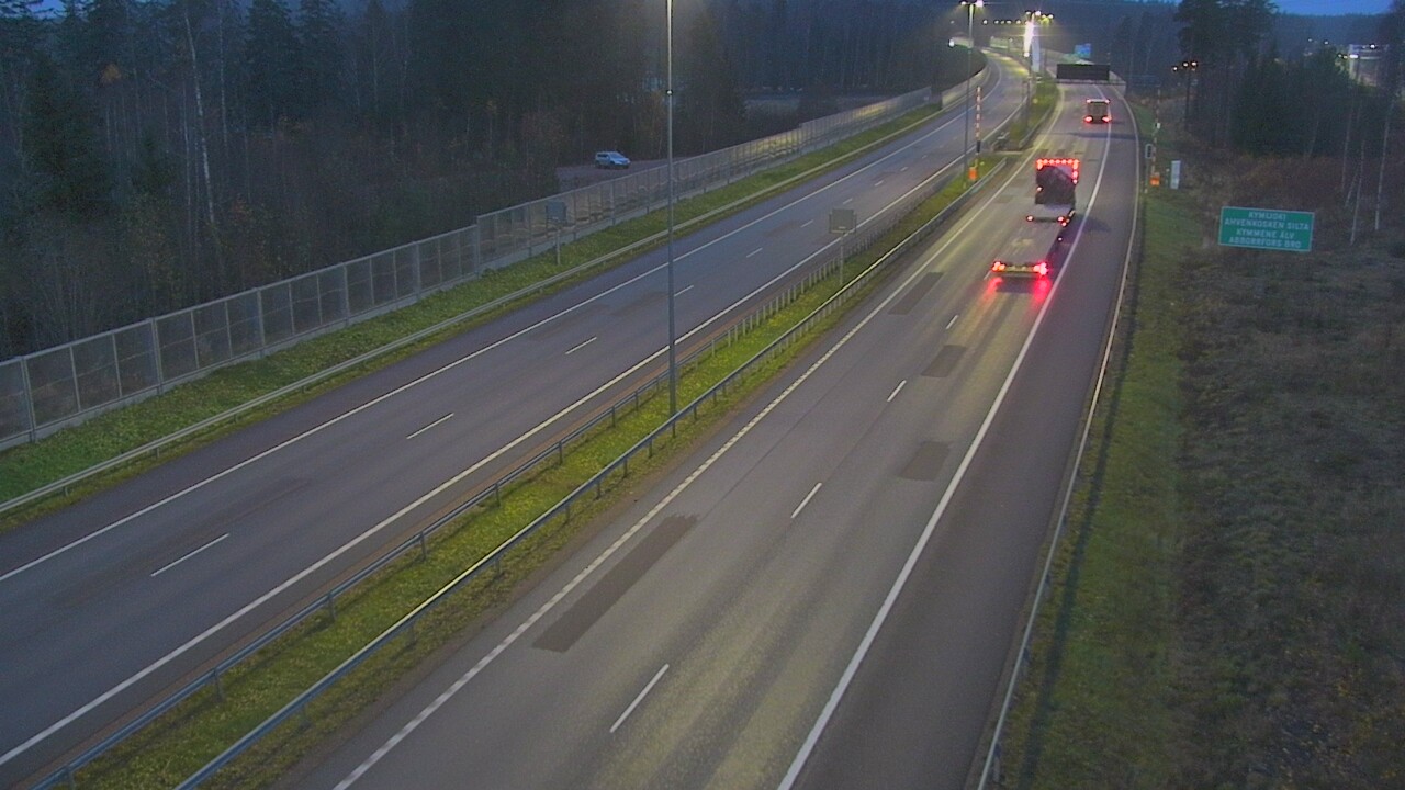 Kelikamerat Kuva Tie 7 Pyhtää Markkinamäki, puomi, itä, Pyhtää, Kymenlaakso