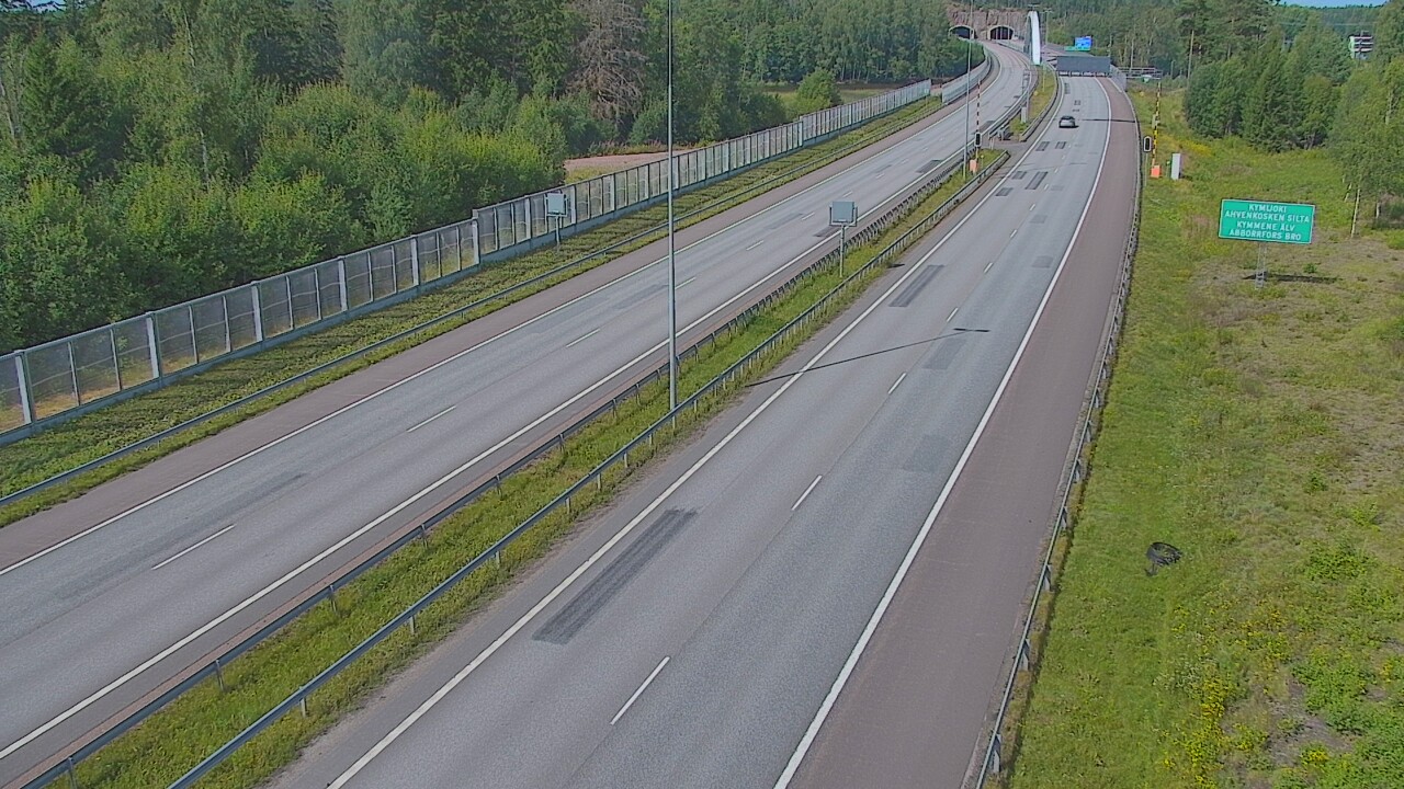 Kelikamerat Kuva Tie 7 Pyhtää Markkinamäki, puomi, itä, Pyhtää, Kymenlaakso