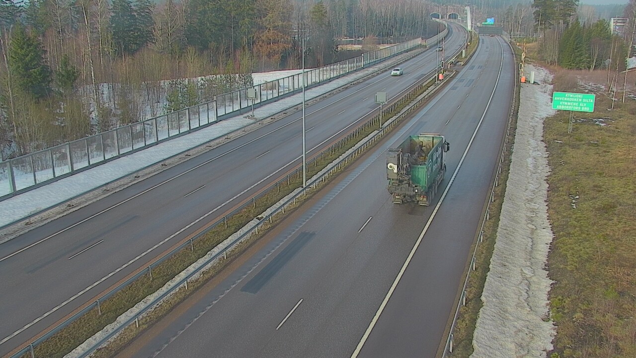 Kelikamerat Kuva Tie 7 Pyhtää Markkinamäki, puomi, itä, Pyhtää, Kymenlaakso