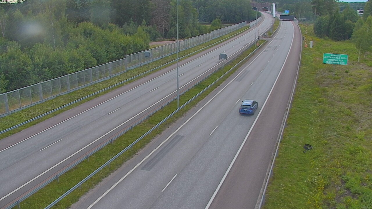 Kelikamerat Kuva Tie 7 Pyhtää Markkinamäki, puomi, itä, Pyhtää, Kymenlaakso