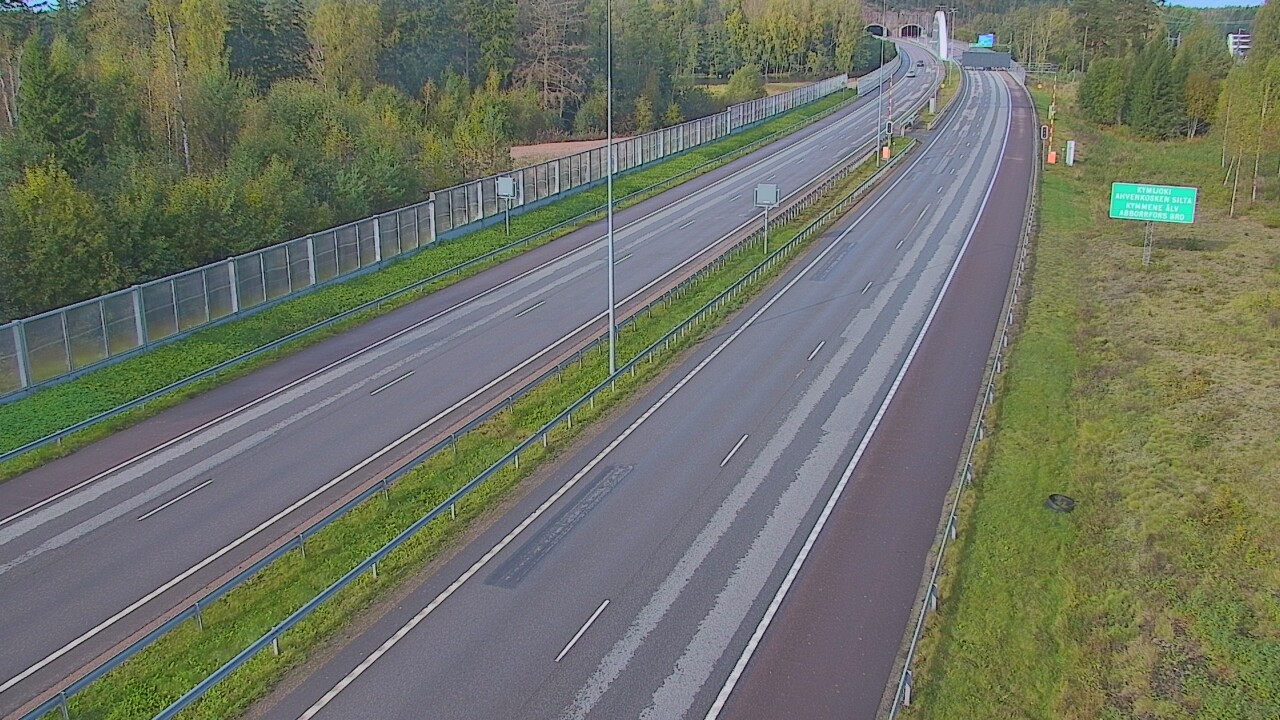 Kelikamerat Kuva Tie 7 Pyhtää Markkinamäki, puomi, itä, Pyhtää, Kymenlaakso