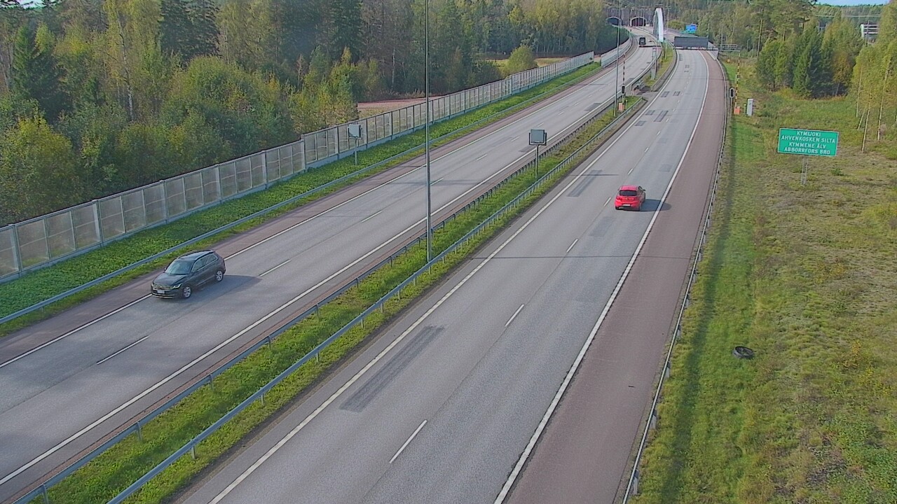 Kelikamerat Kuva Tie 7 Pyhtää Markkinamäki, puomi, itä, Pyhtää, Kymenlaakso